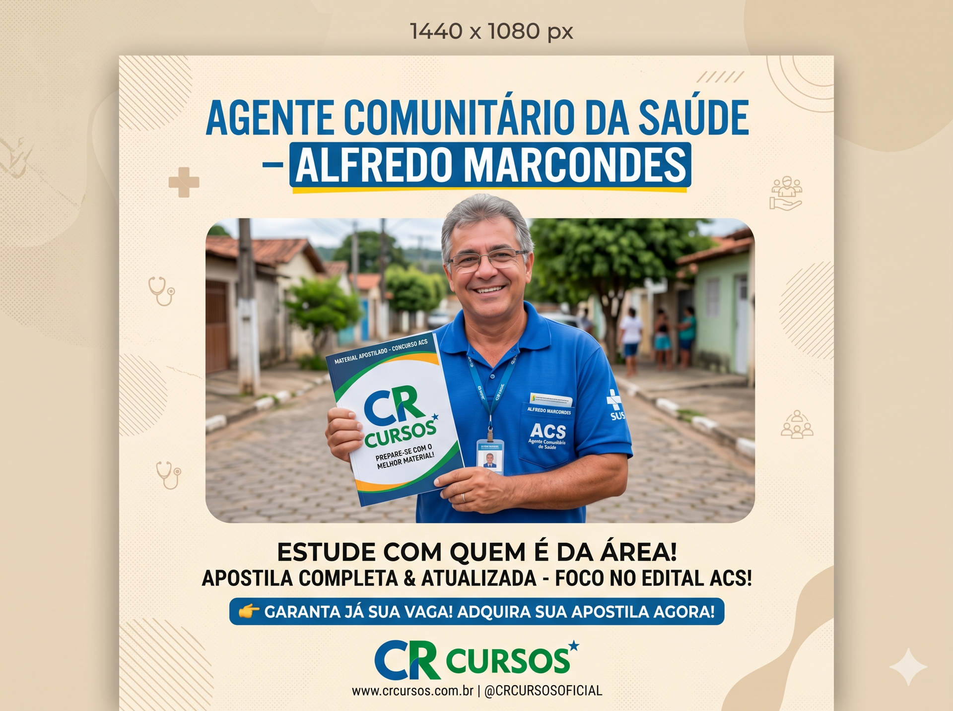 Apostila de Agente Comunitário da Saúde - Afredo Marcondes (2026)