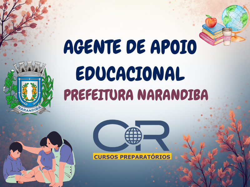 Apostilas para Agente de Apoio Educacional - Prefeitura Narandiba