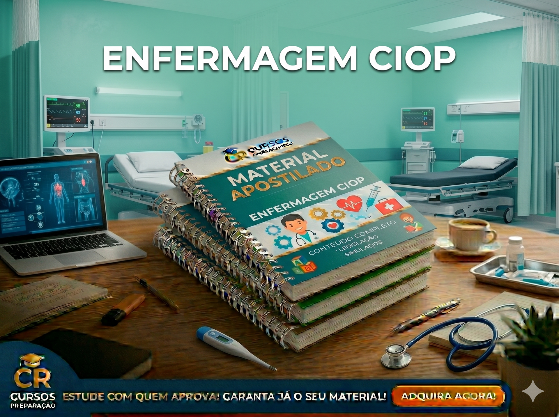 Apostilas para Enfermeiros - CIOP (2026)