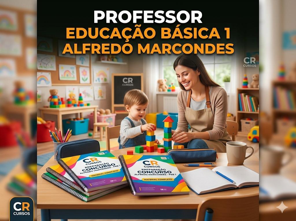 Apostila Professor Educação Básica 1 - Alfredo Marcondes ( 2026)