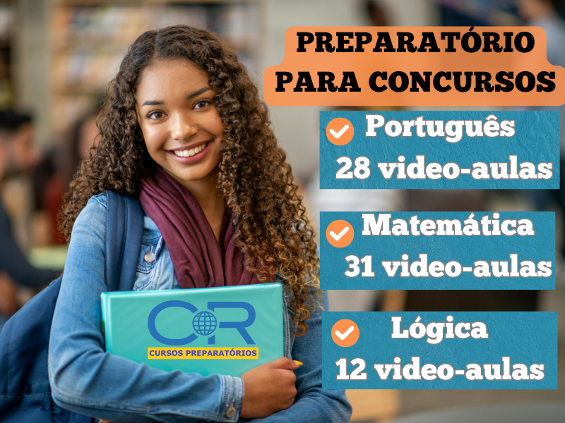 Curso de Português, Matemática e Lógica para Concursos Públicos