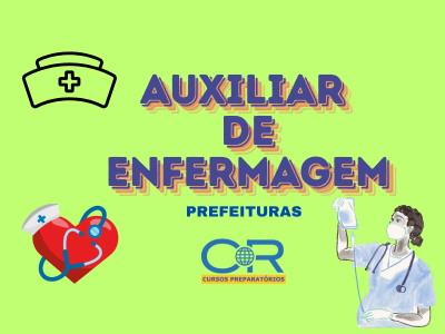 Apostilas de Auxiliar de Enfermagem - Prefeituras