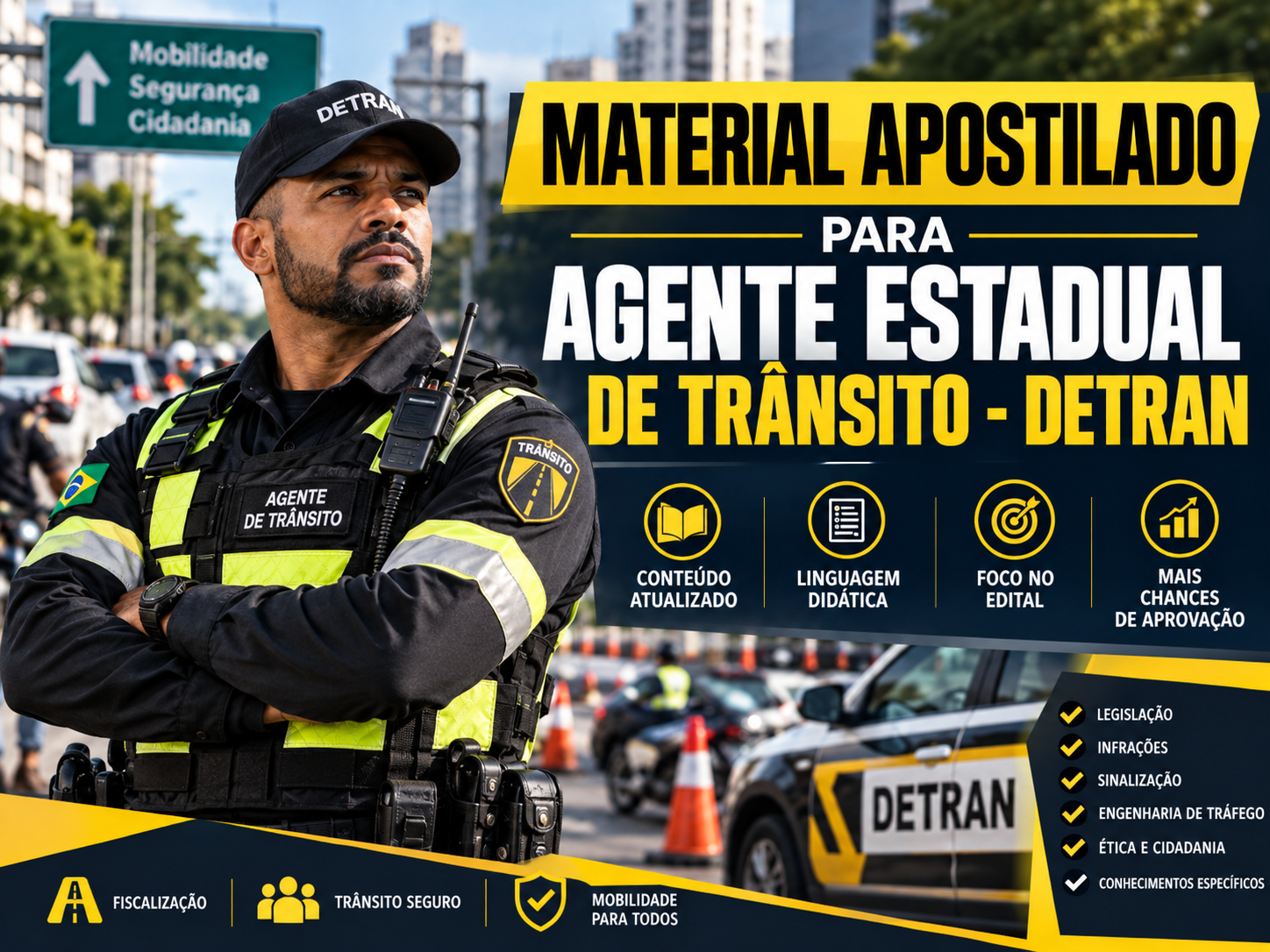 Apostilas Agente Estadual de Trânsito - DETRAN