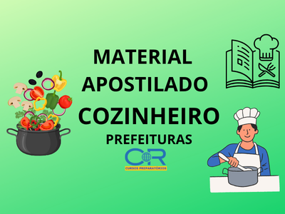 Apostila para Cozinheiro - Prefeituras
